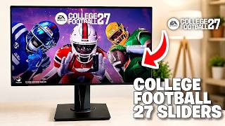 College Football 27 The Ultimate Realistic Sliders for True Simulation Gameplay - Full Guide