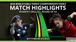 Li YuJhun vs Hana Goda | WS R64 | 2023 ITTF World Table Tennis Championships Finals