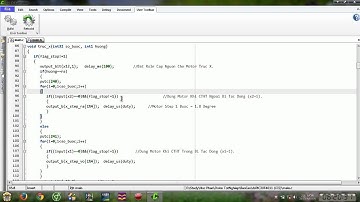 Máy Khoan Board Mạch In Tự Động - Thuyết Minh Chương Trình Lập Trình (CCS)