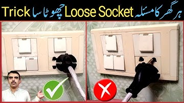 Repair china socket switches | Loose power socket ko repair karne ka tarika @MSulemanTech