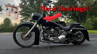 Replacing The Neck Bearings On My Harley