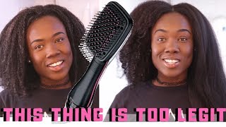 GAME CHANGER!! Revlon One-Step Hair Dryer & Styler | Natural Hair