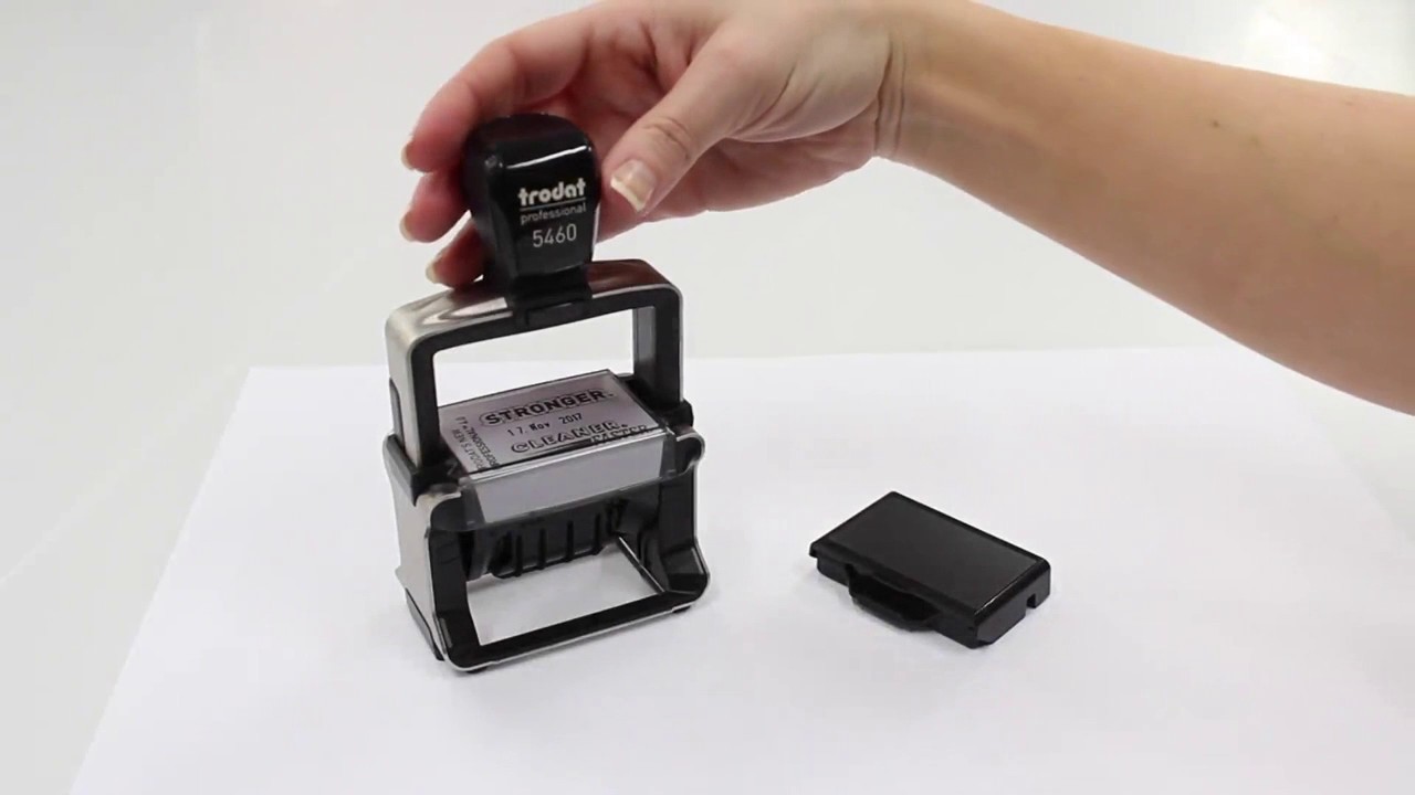 Replace Trodat Stamp Ink in a Few Simple Steps - Rubber Stamp Station  Rubber Stamp Station