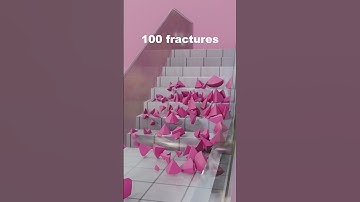 Cell Fracture Simulation For an interested figure #blender #fracture #simulation