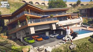 Download lagu GTA 5: Shinchan and Franklin Lift a House While Searching for a New Secret Garage in GTA 5
