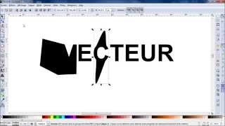 INKSCAPE : Comment vectoriser les textes