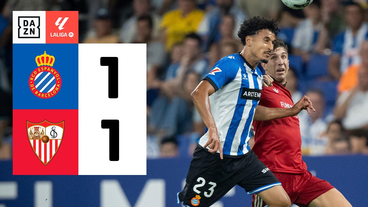 Resumen: RCD Espanyol vs Sevilla FC (1-1) | Resumen y goles | Highlights LALIGA EA SPORTS