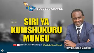 Siri ya Kumshukuru Mungu
