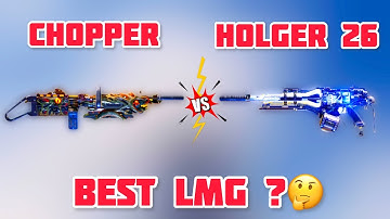 "Holger 26 vs Chopper: The Ultimate LMG Showdown in Call of Duty Mobile 2023"