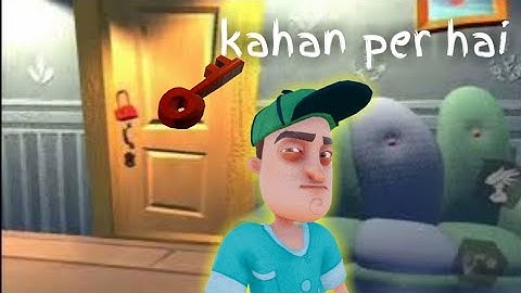 "Hello Neighbor: Act 1 Full Gameplay - How to Get Red Key ?? Complete Walkthrough