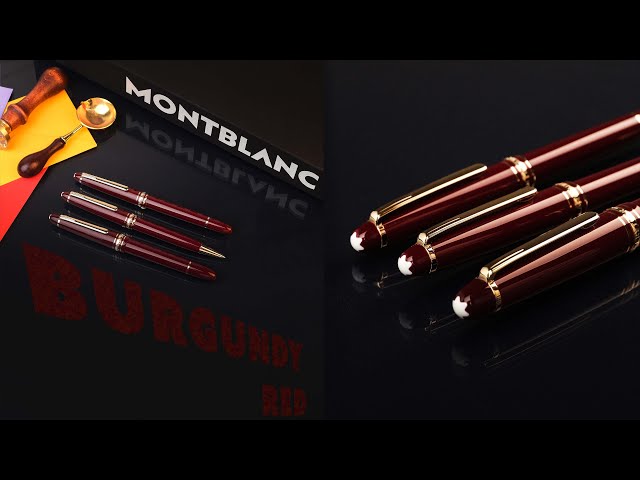Montblanc Meisterstück Classique Burgundy Red - YouTube