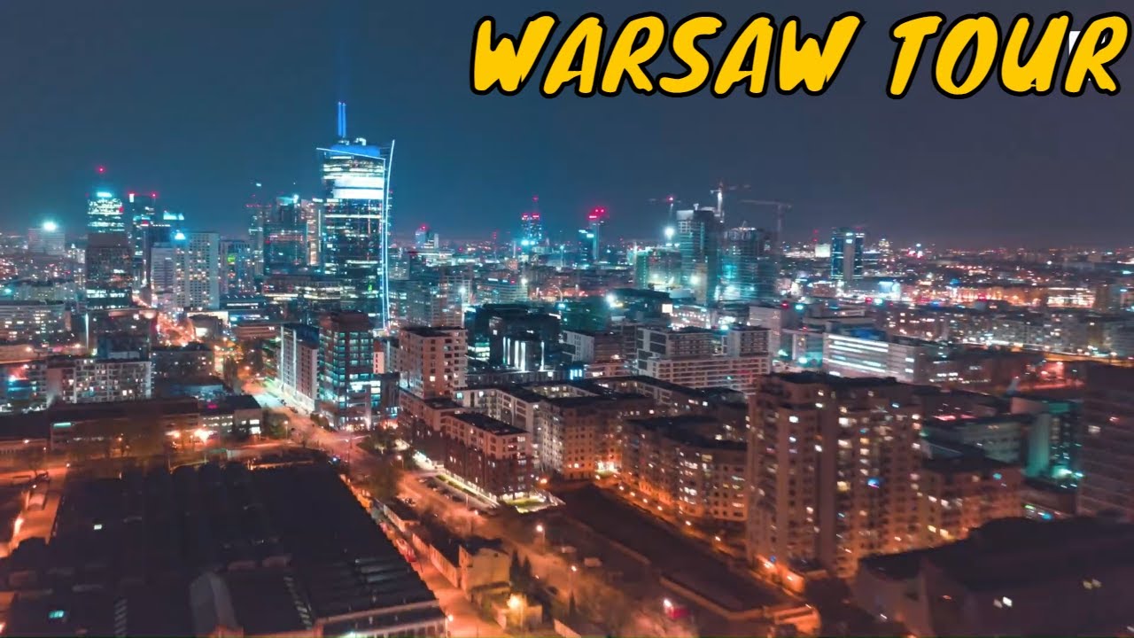 warsaw drone footage | warsaw drone 4k | flying drone warsaw