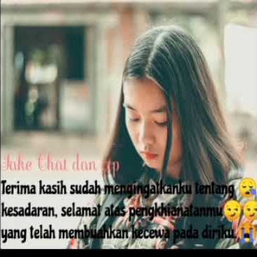 Fake Chat baper tentang mantan pacar.. 😭😭