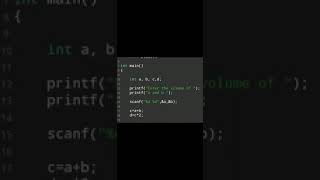 #39 | How To Learn Computer Programming | C language | Coding Exercise40 #shorts #coding