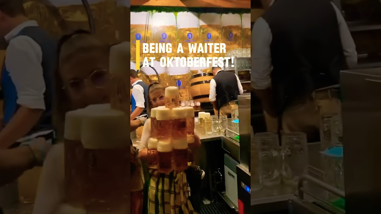 What is really like to be a Waiter at Oktoberfest 🍻🇩🇪