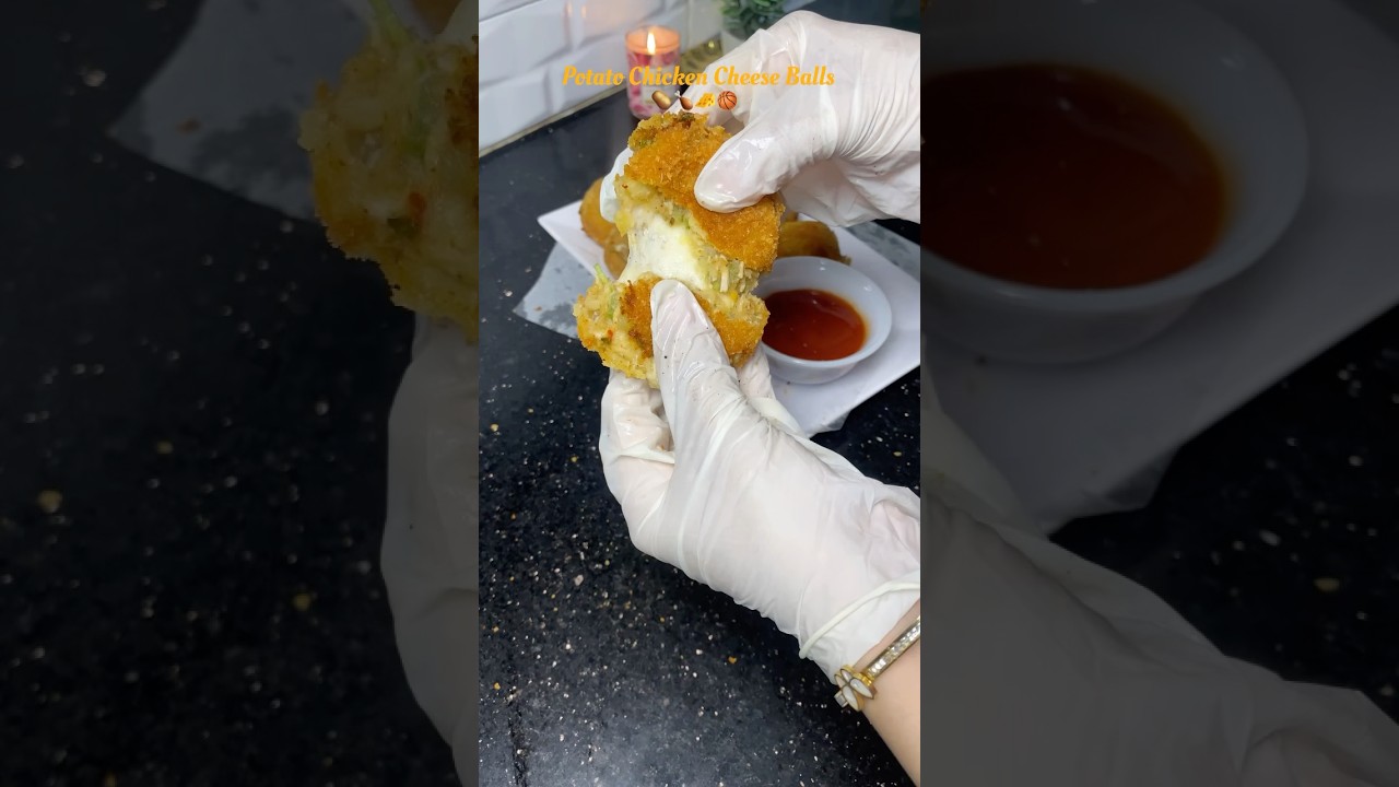 •Potato chicken cheese balls• Ramadan series🌙 