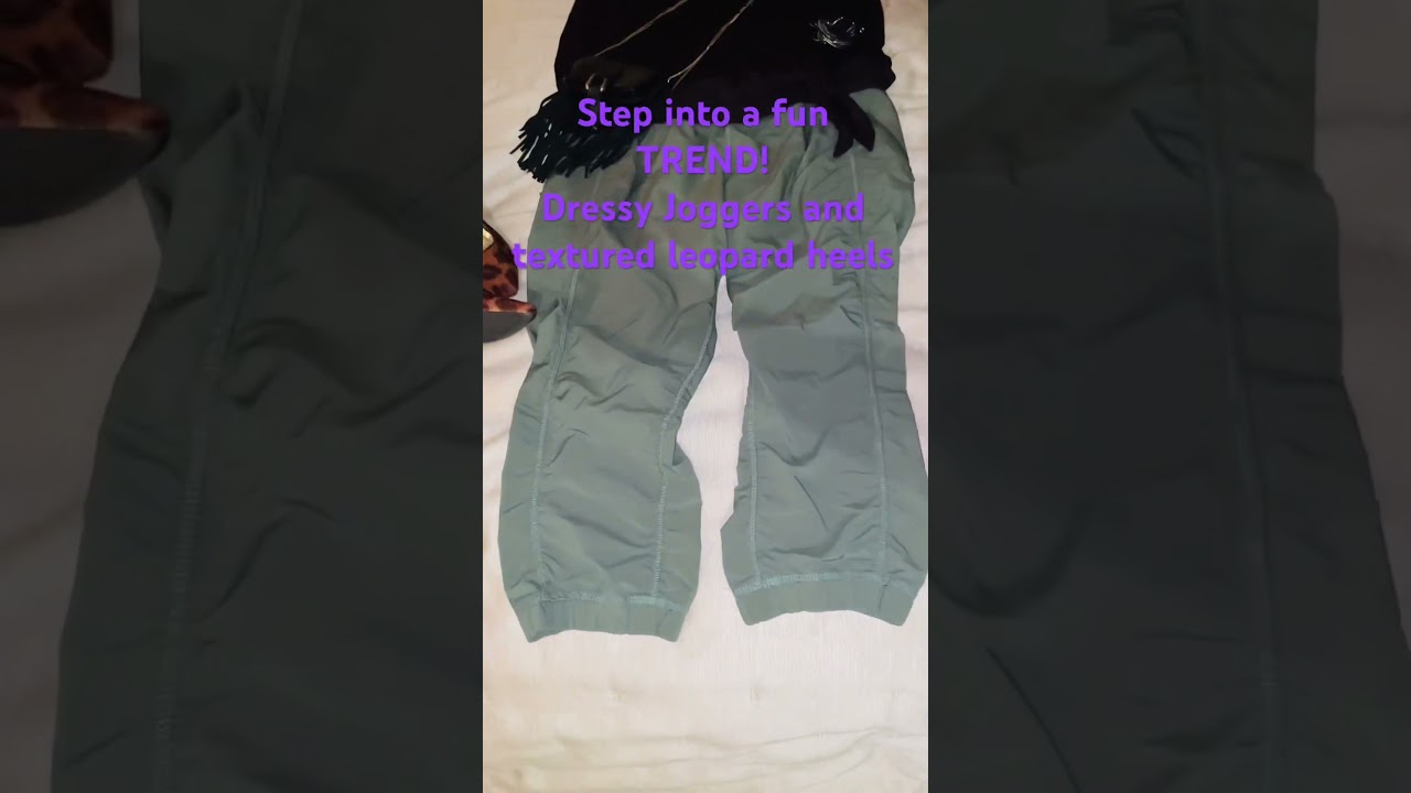 Step Into Awesome Trends, All You Need Are Joggers & Heels