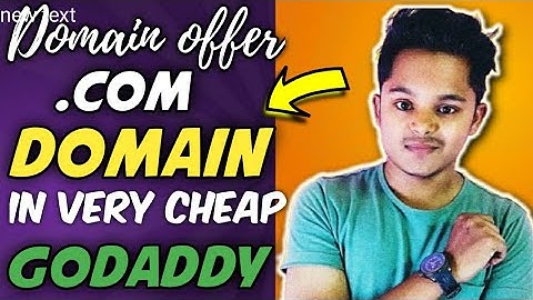 How  To Buy  COM Domain In Cheap Price | GoDaddy | 2020 🔥🔥