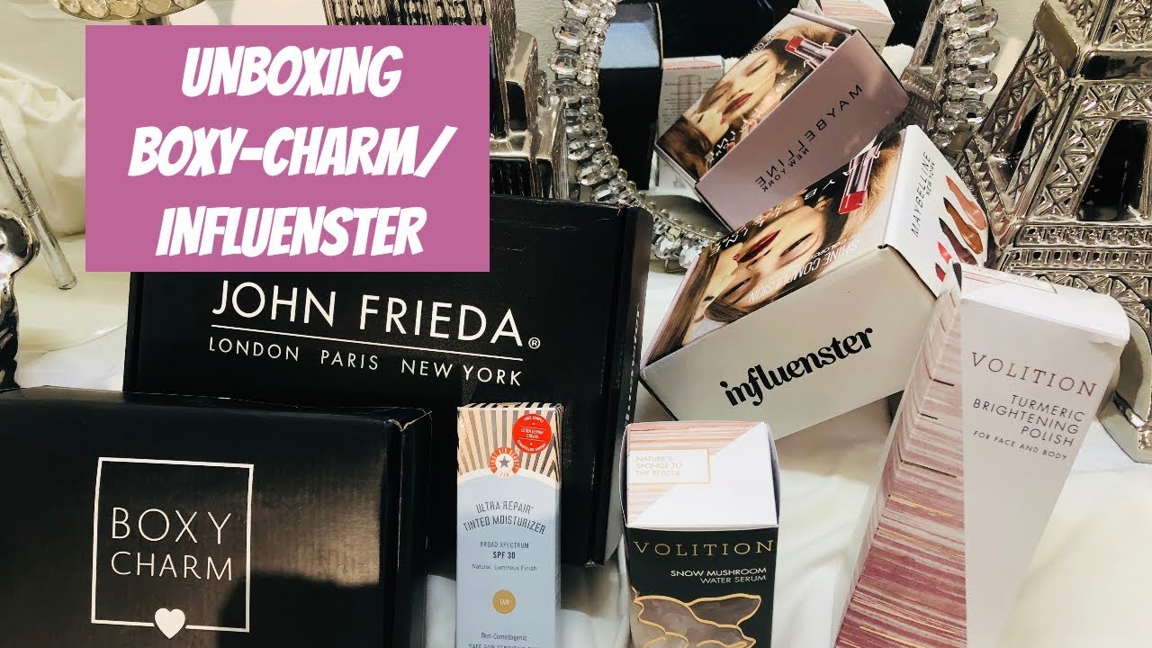unboxing boxy charm influenster youtube