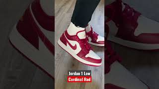 Love The Details On The Jordan 1 Low Cardinal Red