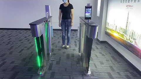 Organic Glass Access Control Barriers Swing Gate AC220V With Multi Passing Modes