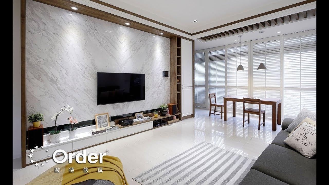 24 坪小宅高坪效 系統傢俱圍塑美式度假風質感宅 室內設計 裝潢設計 Order 歐德系統傢俱 Youtube