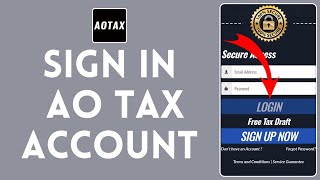 How to Sign In to AO Tax Account (2024) | Login to AO Tax Account