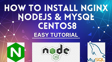 How to install Nginx NodeJS MySQL on Centos 8 Digital Ocean || Nginx Tutorial || NodeJS Tutorial