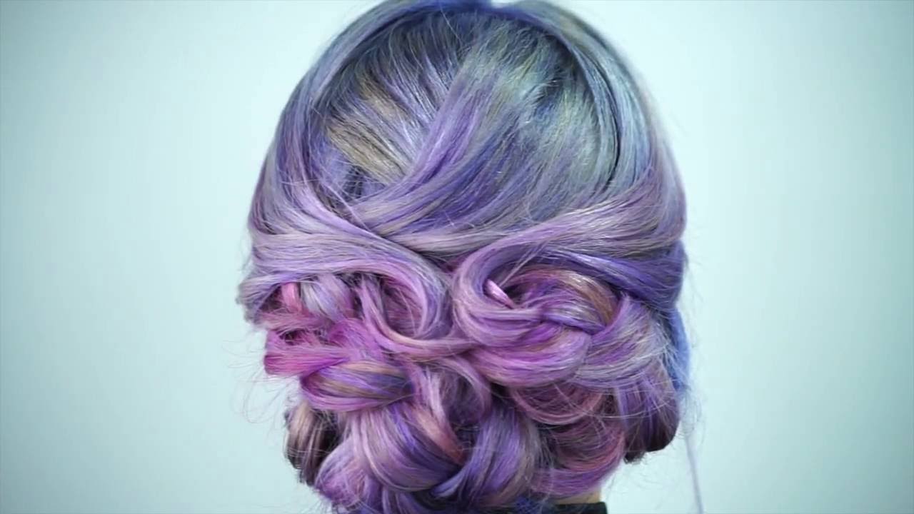 Romantic Braided Updo Tutorial - YouTube