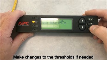 Configuring NetworkAIR™ FM Humidity Thresholds | Schneider Electric Support