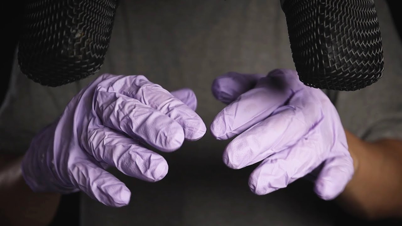 ASMR The Most Relaxing Latex Gloves 1 Hour 쫀쫀하면서 바스락거리는 라텍스 장갑 소리 1시간