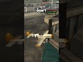 Can cops arrest you while you are on a plane on the side of a cliff in GTA games! #shorts #gta #game
