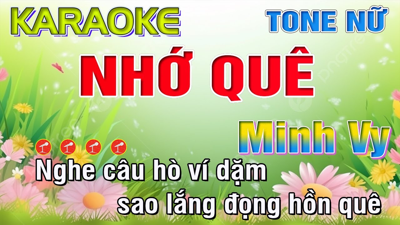 Nhớ Quê || Minh Vy || Tone Nữ Thấp