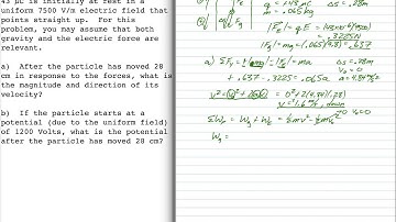 Physics 10164 - Spring 2013 - Exam 1A, Problem #1