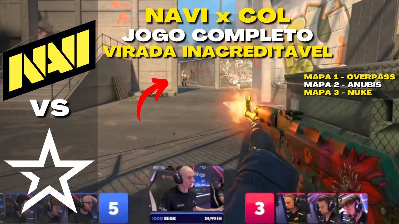 NAVI x COL (Todos os Mapas) BLAST Premier Spring Groups 2024