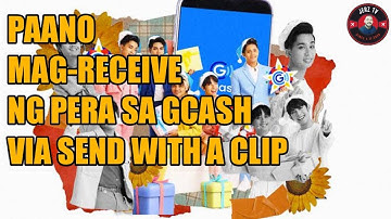 PAANO MAG-RECEIVE NG PERA SA GCASH VIA SEND WITH A CLIP #viral #trending #tutorial #youtube #video