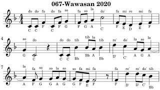 067-Wawasan 2020 music sheet