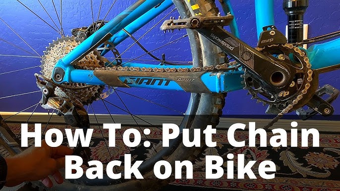 How To Put A Bike Chain Back On | Single Speed And Internal Gear Bikes -  Youtube