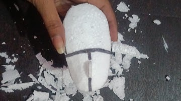 ♦️thermocol mouse||computer mouse project|| @craftstudy2023