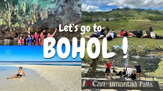 BOHOL :  Anda Beach | Can-umantad Falls | Cagbanow Cave | Bohol Rice Terraces | The Best itinerary 🥰