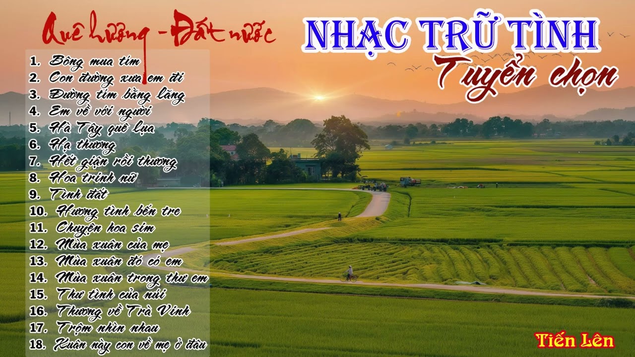Liên khúc nhạc trữ tình quê hương tuyển chọn 2026 - Những ca khúc sâu lắng đi cùng năm tháng