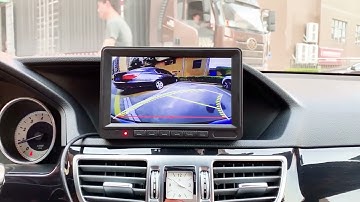 GreenYi Car Backup Camera with Dynamic Trajectory Guide Line, Adjustable Fisheye Lens