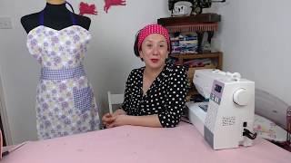 How to make a heart apron: Adults size