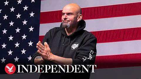 Watch again: Fetterman gives victory speech after beating Dr Oz in Pennsylvania