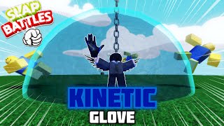 Kinetic glove makes things go *BOOM* (Slap Battles) | Roblox