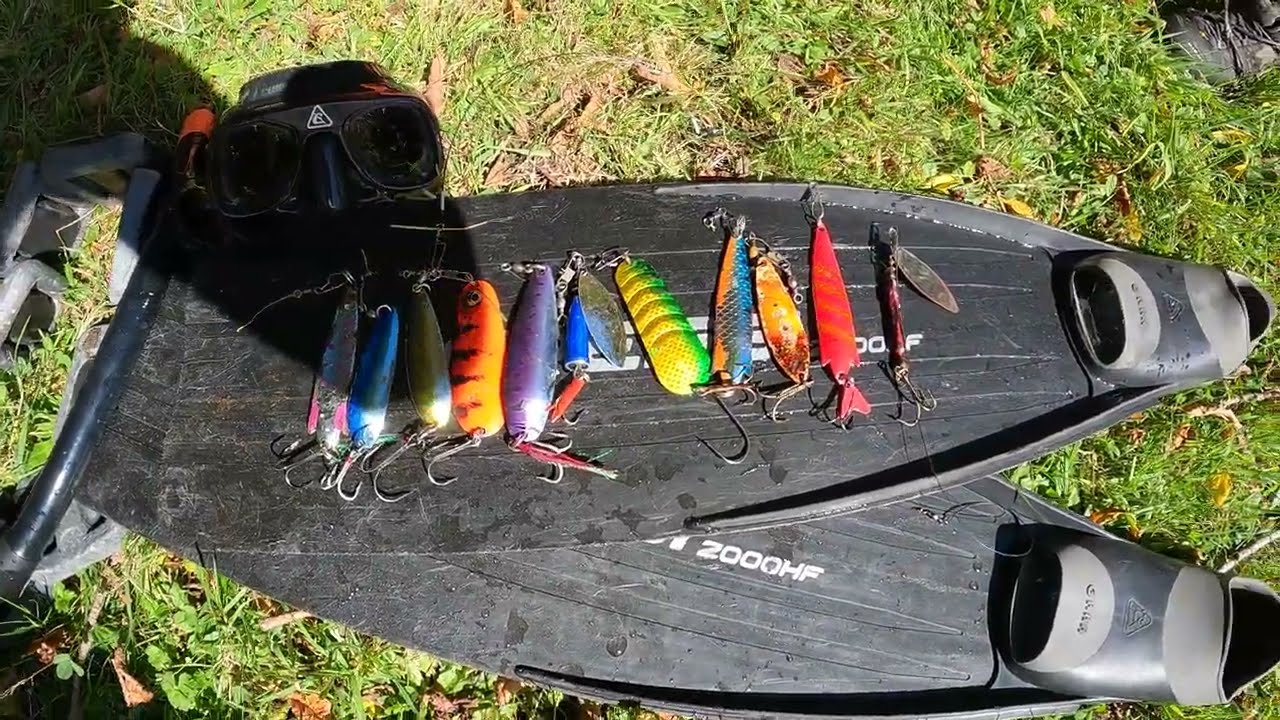 Recuperación de Señuelos y Cardumen de Salmon Chinook