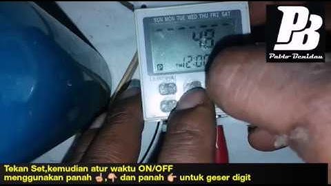 Setting Timmer AUTONICS LE365-4S