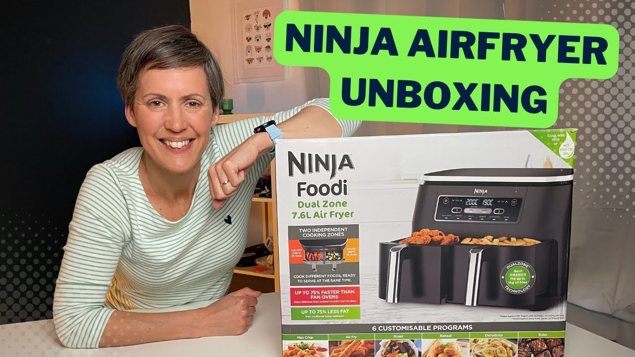 NINJA - Foodi Dual Zone Air Fryer AF300EU : : Home & Kitchen