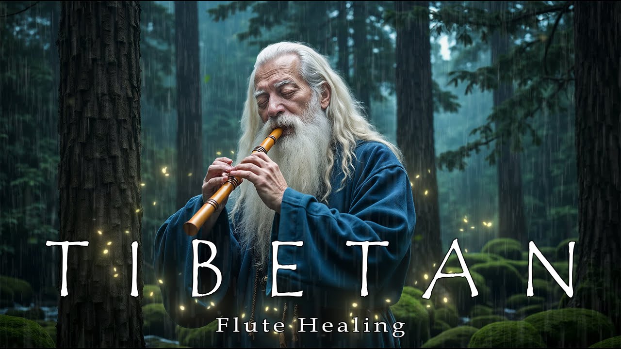 Тибетская Целебная Флейта С Дождем Устраняет Всю Негативную Энергию, Снимает Стресс И Беспокойств...