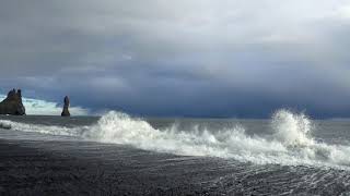 Sound Of Waves Crashing On Beach For Sleep + Black Screen | Natural White Noise for Studying &amp; Sleep